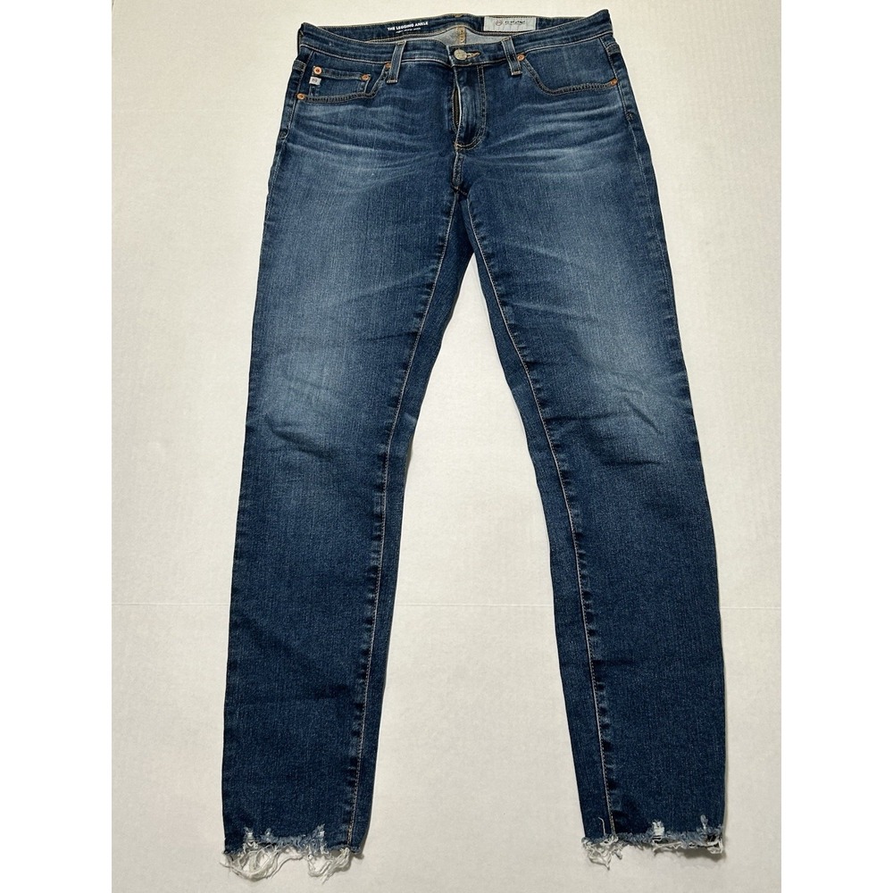 AG Adriano Goldschmied The Farrah Skinny Ankle Denim Light Blue Jeans. Size 29R